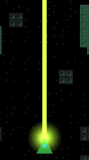 The laser beam